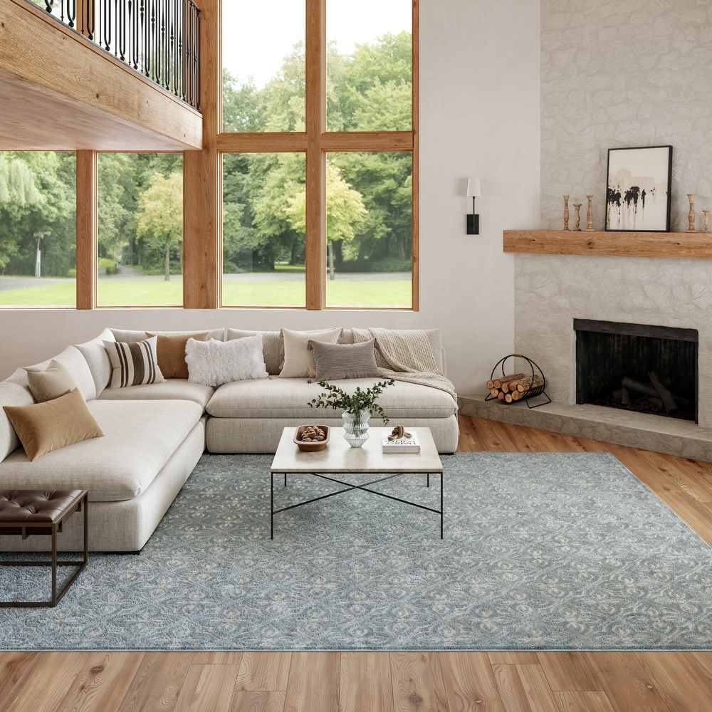 Nourison Washable Charm Indoor only Floral Area Rug