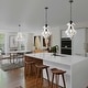 preview thumbnail 16 of 35, Oaks Aura Rustic Wood Pendant Light Kitchen Island Light, Farmhouse Hallway Chandelier, Dining Pendant Light DiningCombo3