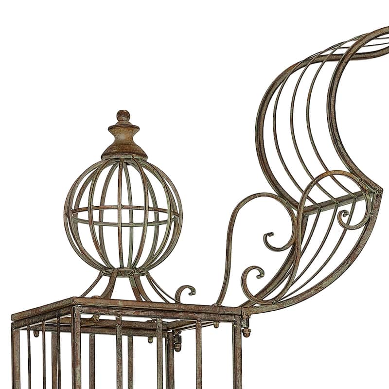 SAFAVIEH Sky Victorian Iron Outdoor Garden Arch Arbor