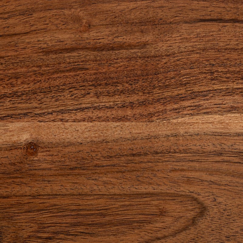 Acacia Wood Cake Pedestal - 10.0"L x 10.0"W x 2.0"H - 10.0"L x 10.0"W x 2.0"H