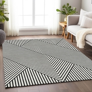 Premium Washable Super Soft Modern Geo Mayfield Rug