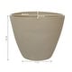 preview thumbnail 3 of 3, Sunnydaze Catherine Outdoor Double-Walled Planter Pot - Antique White -20"- 4-PK - 20-Inch