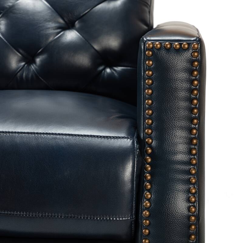 Alina 31.50"Wide Genuine Leather Power Recliner with USB Port, Set of 2