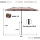 preview thumbnail 39 of 43, Ainfox 15Ft Patio Umbrella with Crank Without Base