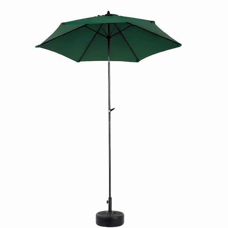 9FT Patio Umbrella with Push Button Tilt and Crank(Base Not Included)