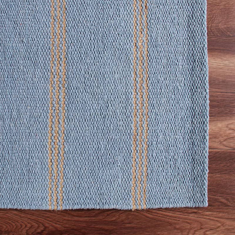 Sevita Striped Jute Area Rug