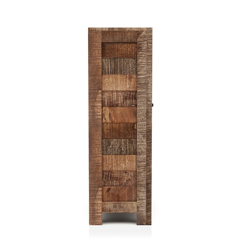 Anaisha Rustic Solid Wood 20-Bottle Wine Rack by Furniture of America