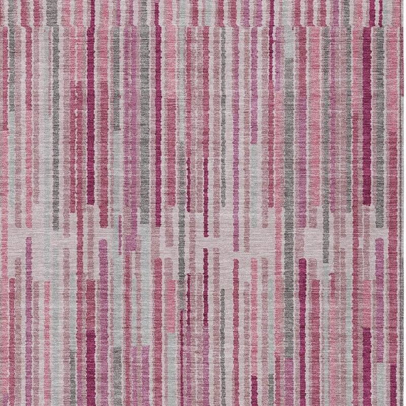 HomeRoots Striped Transitional Rectangle Outdoor Rug