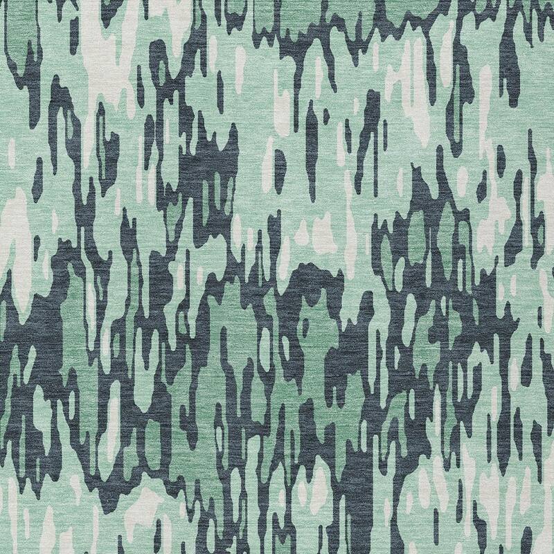 HomeRoots Striped Transitional Rectangle Outdoor Rug