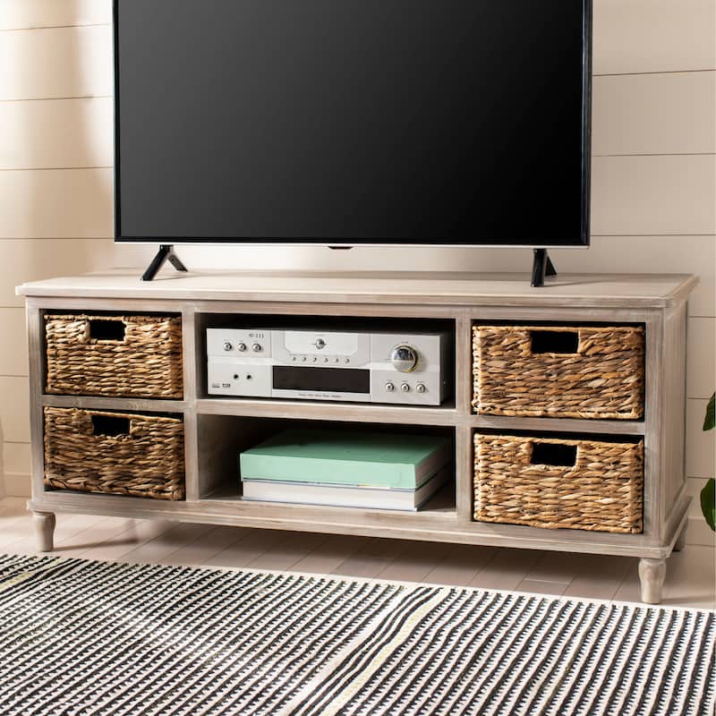 SAFAVIEH Rooney Entertainment Media Unit (Fits up to 55" Flatscreen TV) - 47.2" W x 15.7" D x 20.1" H