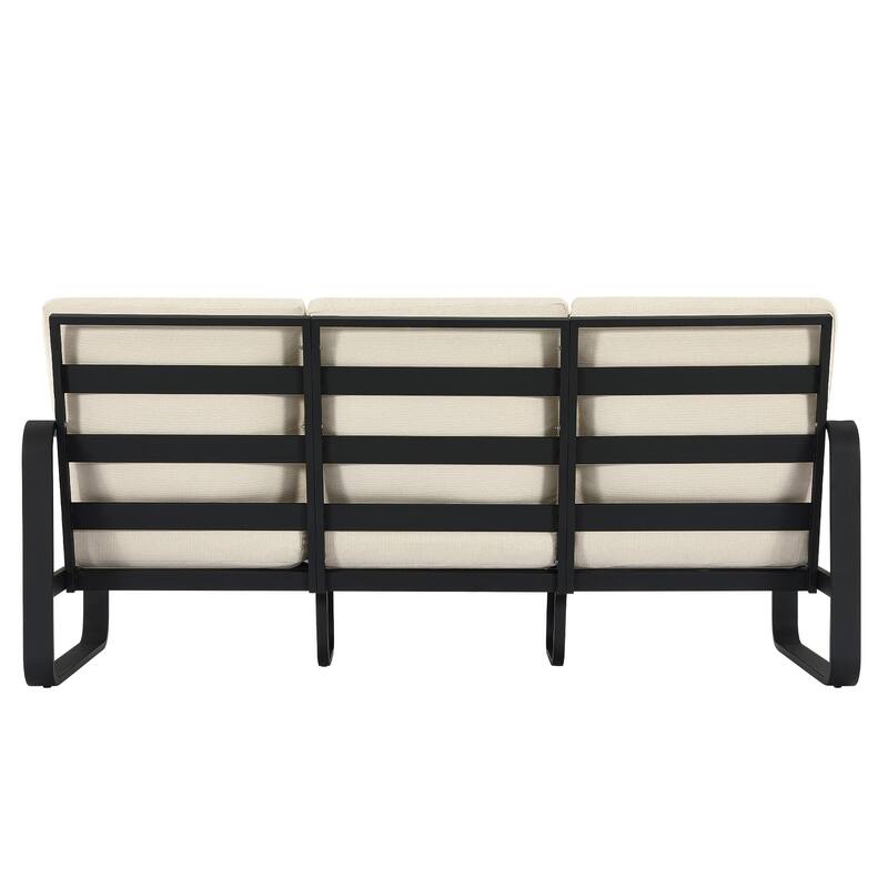 Outdoor Patio Conversation Chair, Loveseat, Sofa with Removable Cushions