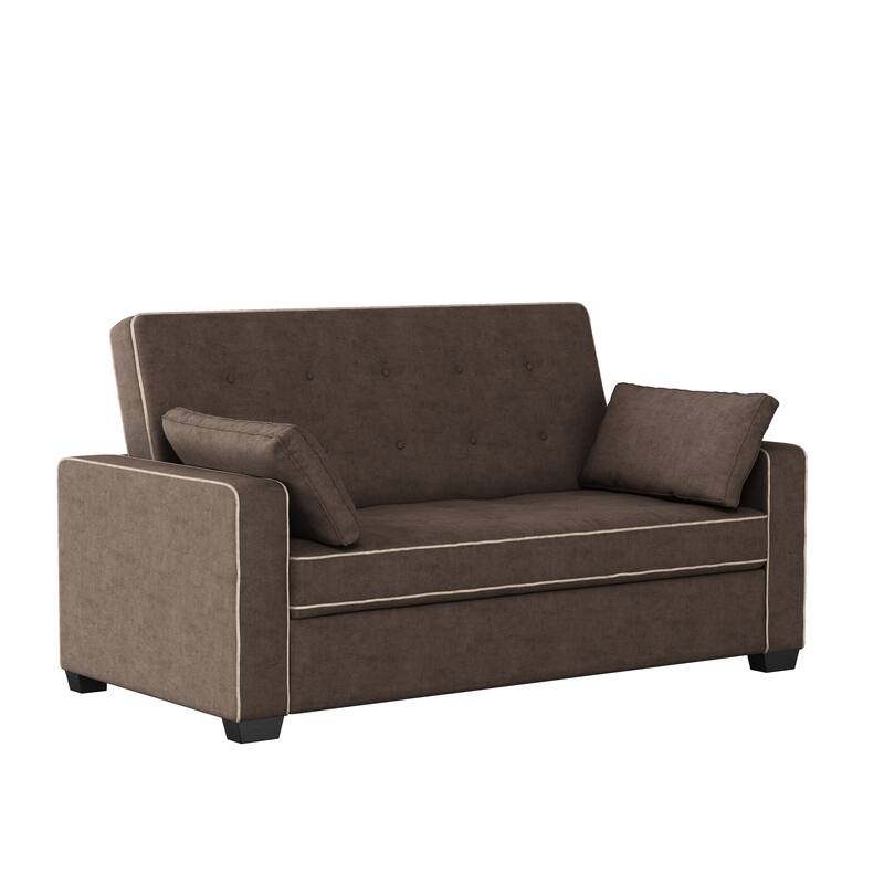 Serta Morrison Queen Convertible Loveseat