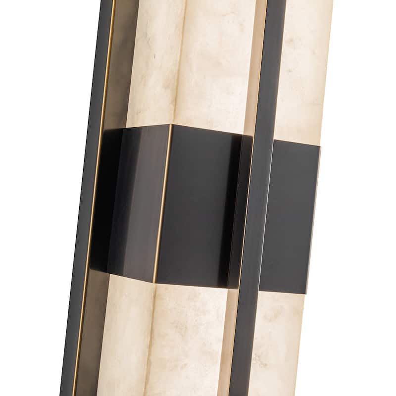 Artcraft Briana Integrated LED Wall Sconce - Marble Diffuser Shade