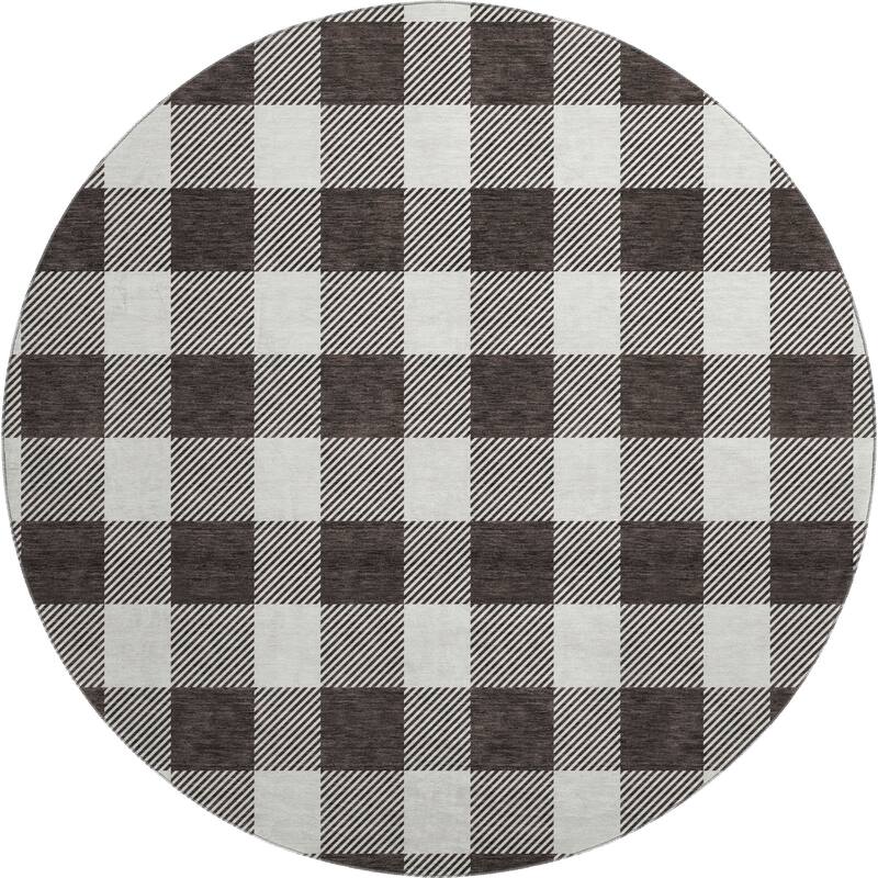 Premium Washable Super Soft Plaid Mayfield Rug