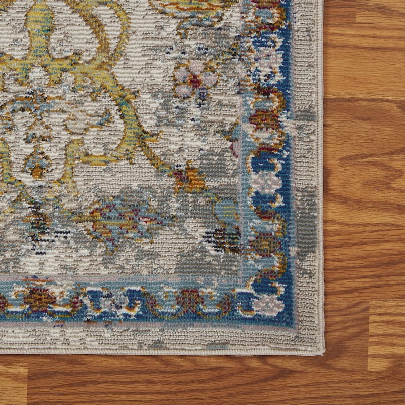 Sevita Floral Garden Multicolor Oriental Rug