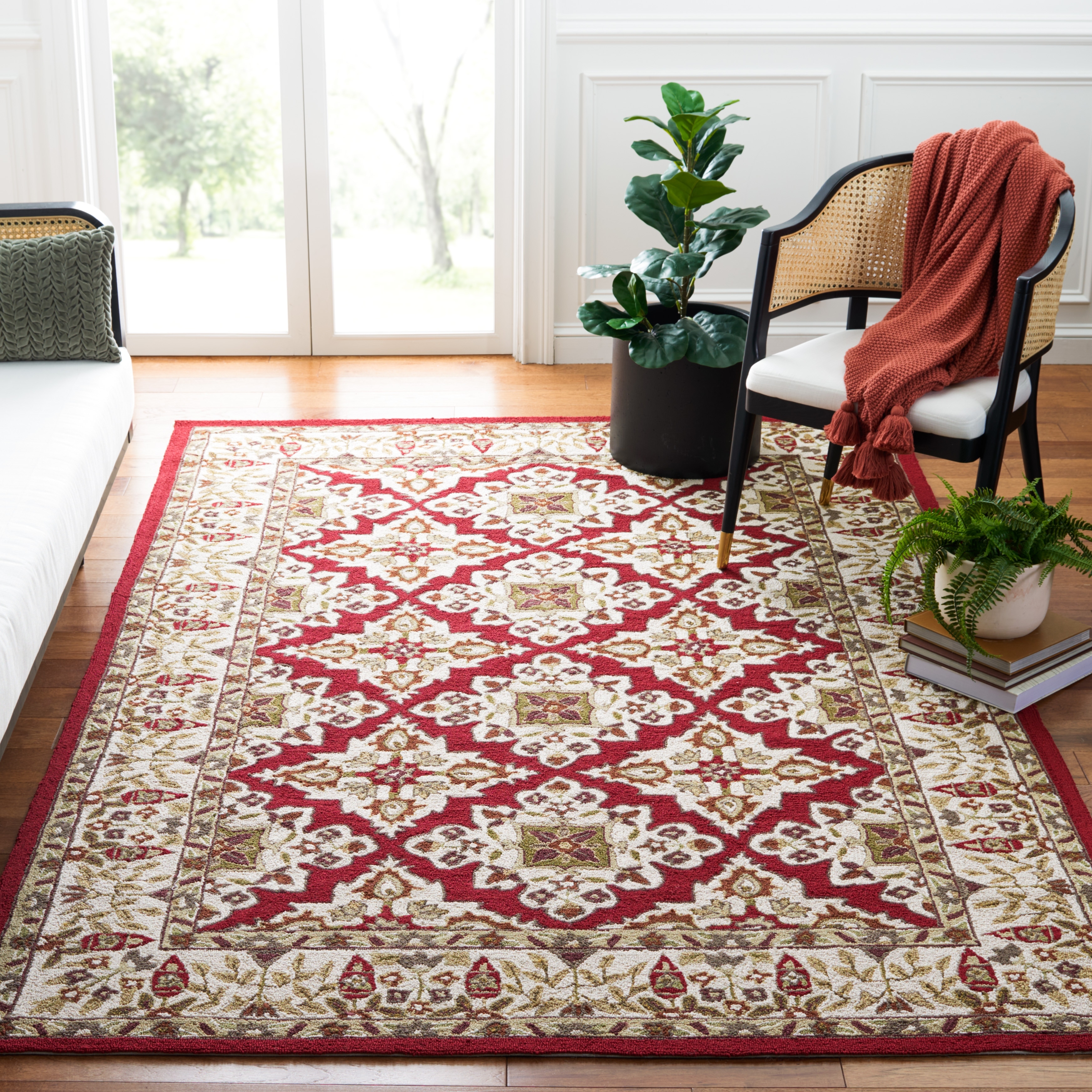 SAFAVIEH Handmade Easy Care Aviad Oriental Rug
