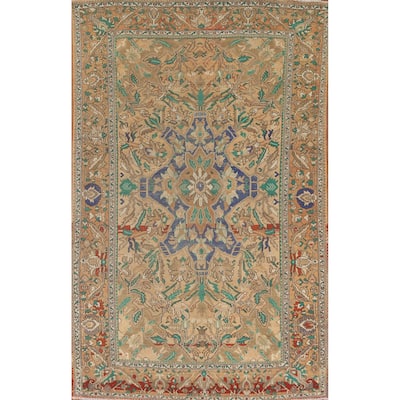 Traditional Bakhtiari Persian Vintage Area Rug Handmade Wool Carpet - 6'11"x 10'8"