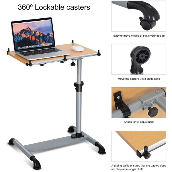 Desks Home Office Furniture Adjustable Laptop Table Mobile Over