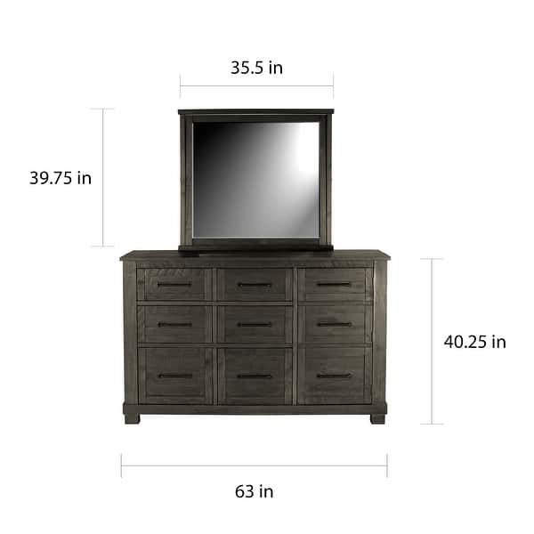 dimension image slide 1 of 3, Simply Solid Sharla Solid Wood 6-piece Storage Bedroom Collection