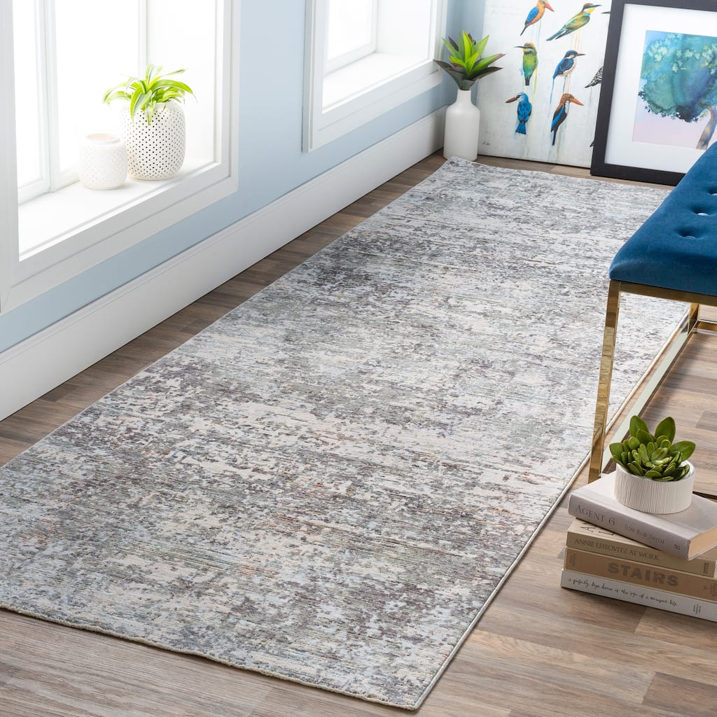 Baines Contemporary Area Rug - 3' 3" x 10'