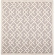 preview thumbnail 132 of 143, SAFAVIEH Handmade Flatweave Dhurries Michaele Modern Moroccan Wool Rug 8' Square - Grey/Ivory - Square