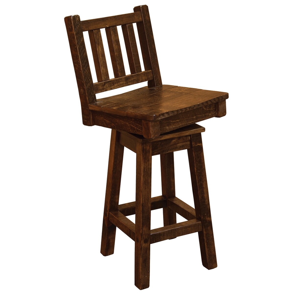 Timber swivel sales bar stools