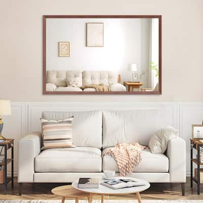 Oversized Modern Rectangle Bathroom Mirror
