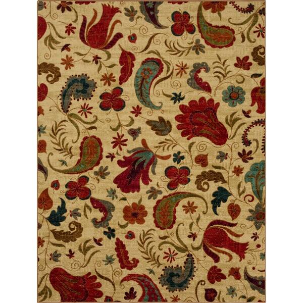 Mohawk Home Strata Tropical Floral Paisley Area Rug Overstock 20528543