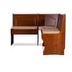 preview thumbnail 3 of 2, Linon Cupcini Beige Microfiber Cushions for Dining Nook Cushions Only