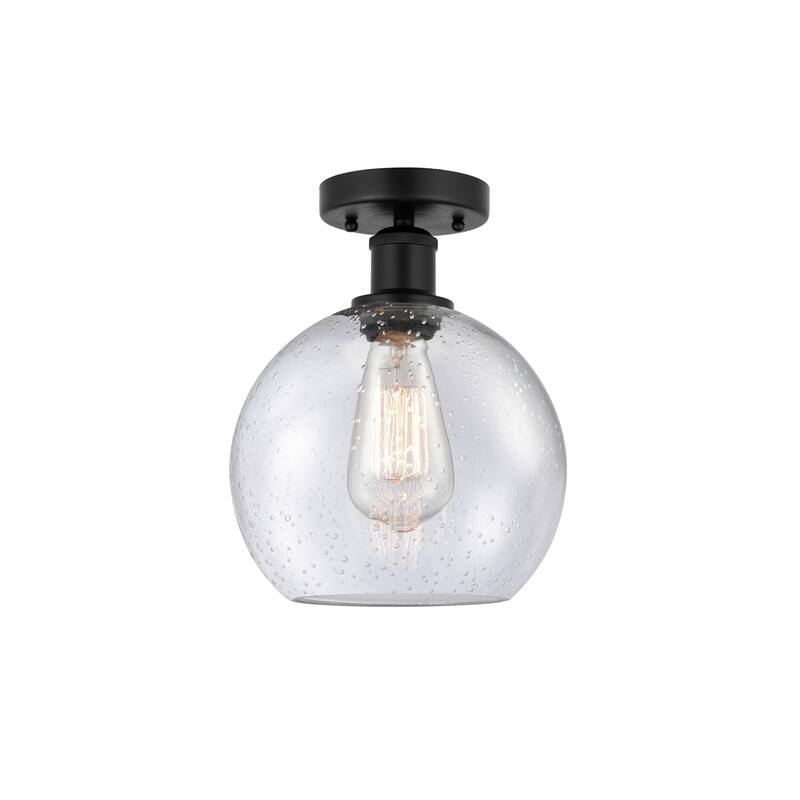 Innovations Lighting Edison Athens - 1 Light 8" Semi-Flush Mount