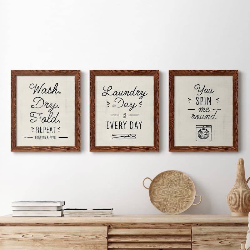 Laundry Room I-Premium Framed Canvas - Ready to Hang - Multi-Color
