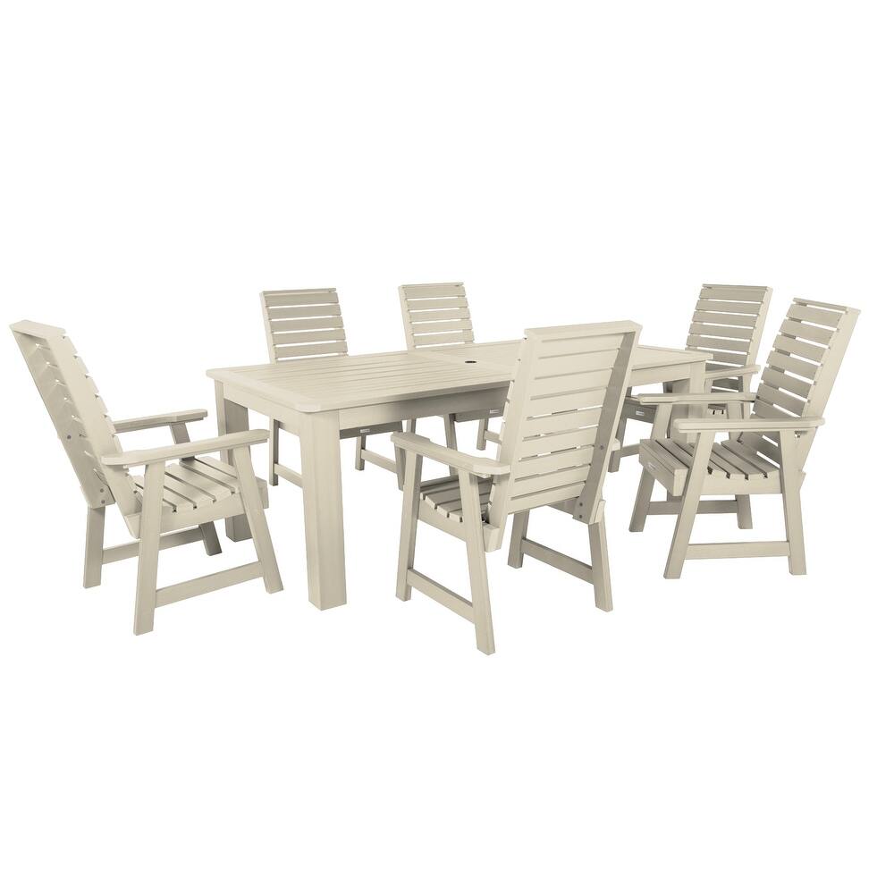 Weatherly 7-Piece Outdoor Dining Height Set - 42" x 84"