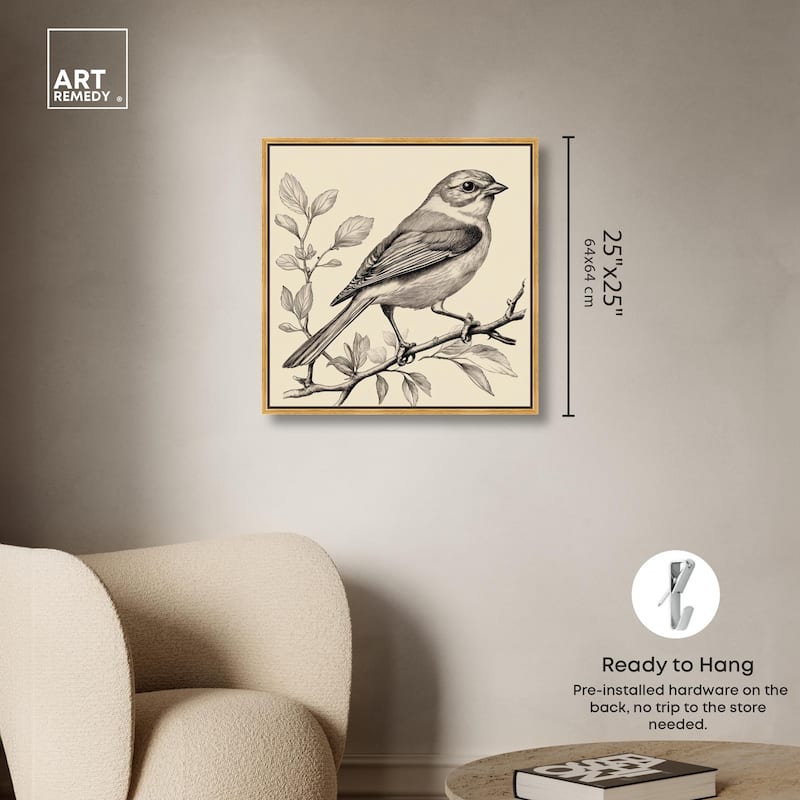 Bird's Gaze Canvas by Art Remedy