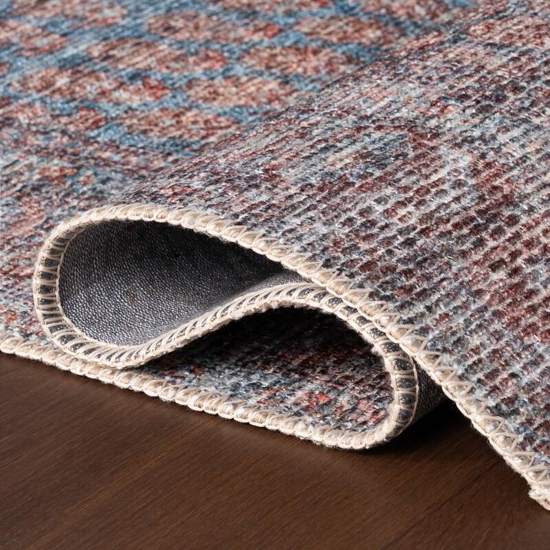Nuloom Veyora Vintage & Distressed Washable Rug
