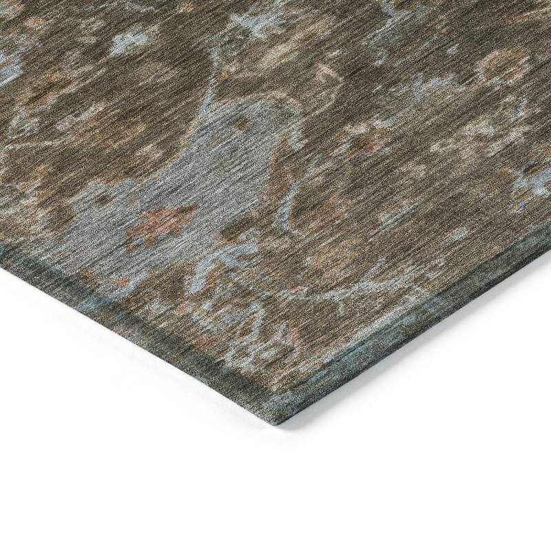 Machine Washable Indoor/ Outdoor Traditional Chelsea Chantille Rug