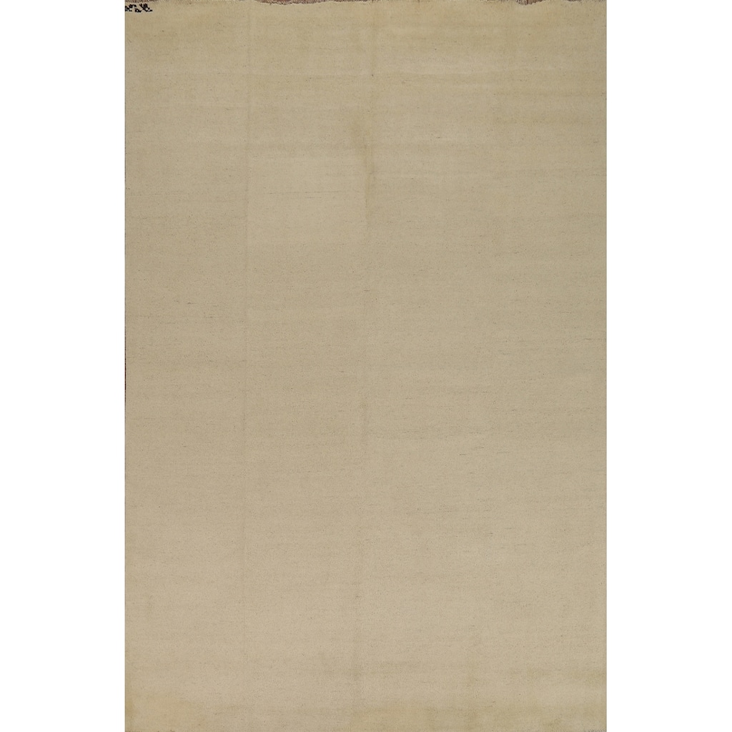 Modern Gabbeh Oriental Area Rug Handmade Wool Carpet - 6'6"x 9'9"