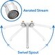 preview thumbnail 5 of 15, Commercial Wall Mount Sink Faucets 4in Center w Swivel Spouts NSF