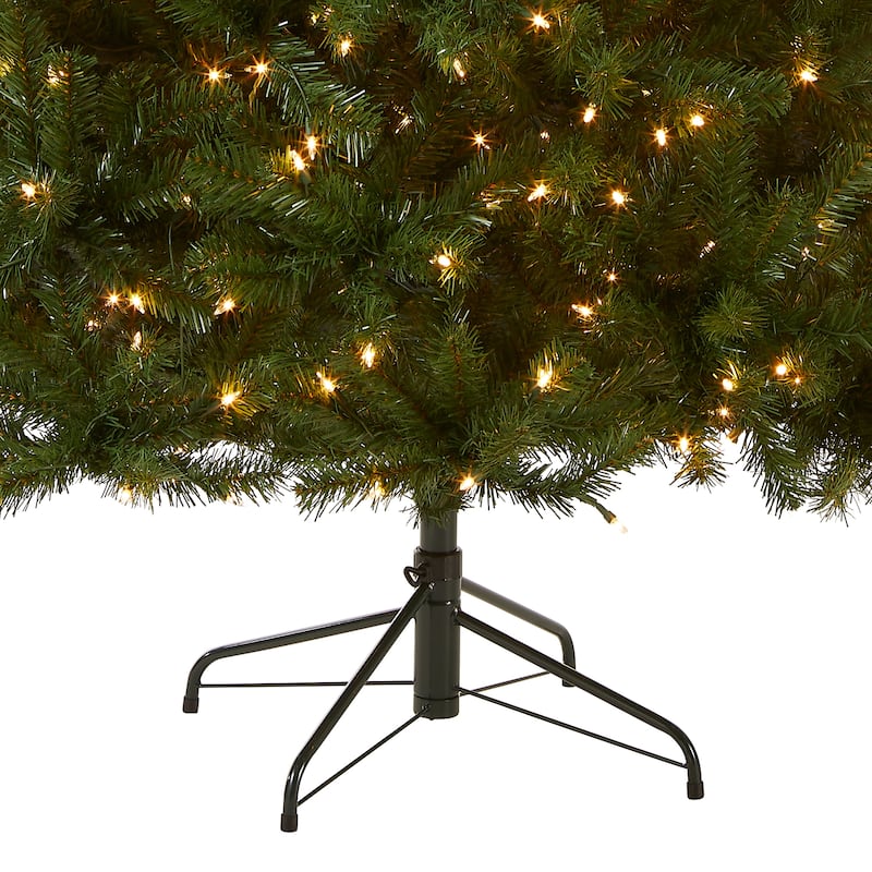7-foot Pre-lit Artificial Christmas Tree w/Clear or Multicolor Bulbs ...