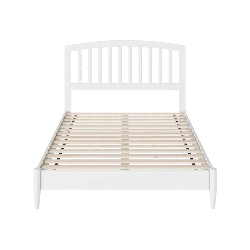 Low Profile Platform Bed - Solid Wood Bed Frame - Modern Minimalist Design - Full Size Bed