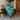 Alpine Corporation 21" Tall Turquoise Fountain Pot Decoration