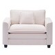 preview thumbnail 26 of 45, Organnice 40" Chenille Lounge Chair for Reading, Modern Couch Cozy Sofa Bed with Ottoman, Living Room Single Sofa Accent Chair