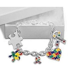 Autism Awareness Charm Bracelet