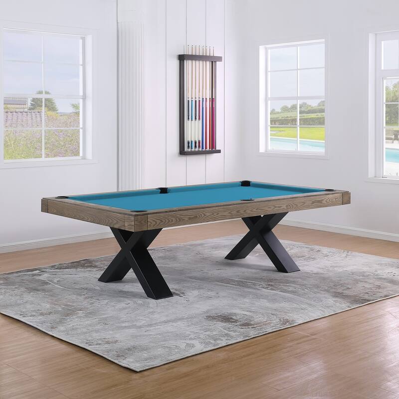 Texas II 8ft Slate Pool Table - Pink