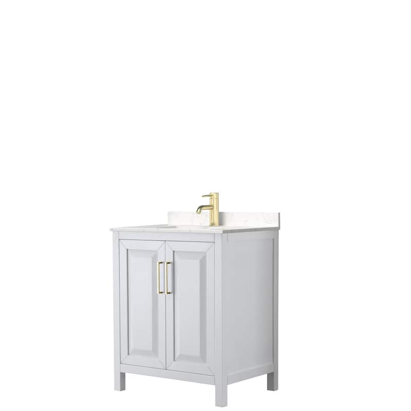 Daria 30 Inch Single Vanity, Cultured Marble Top
