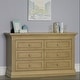 preview thumbnail 6 of 6, Baby Cache Montana 6 Drawer Dresser Beige