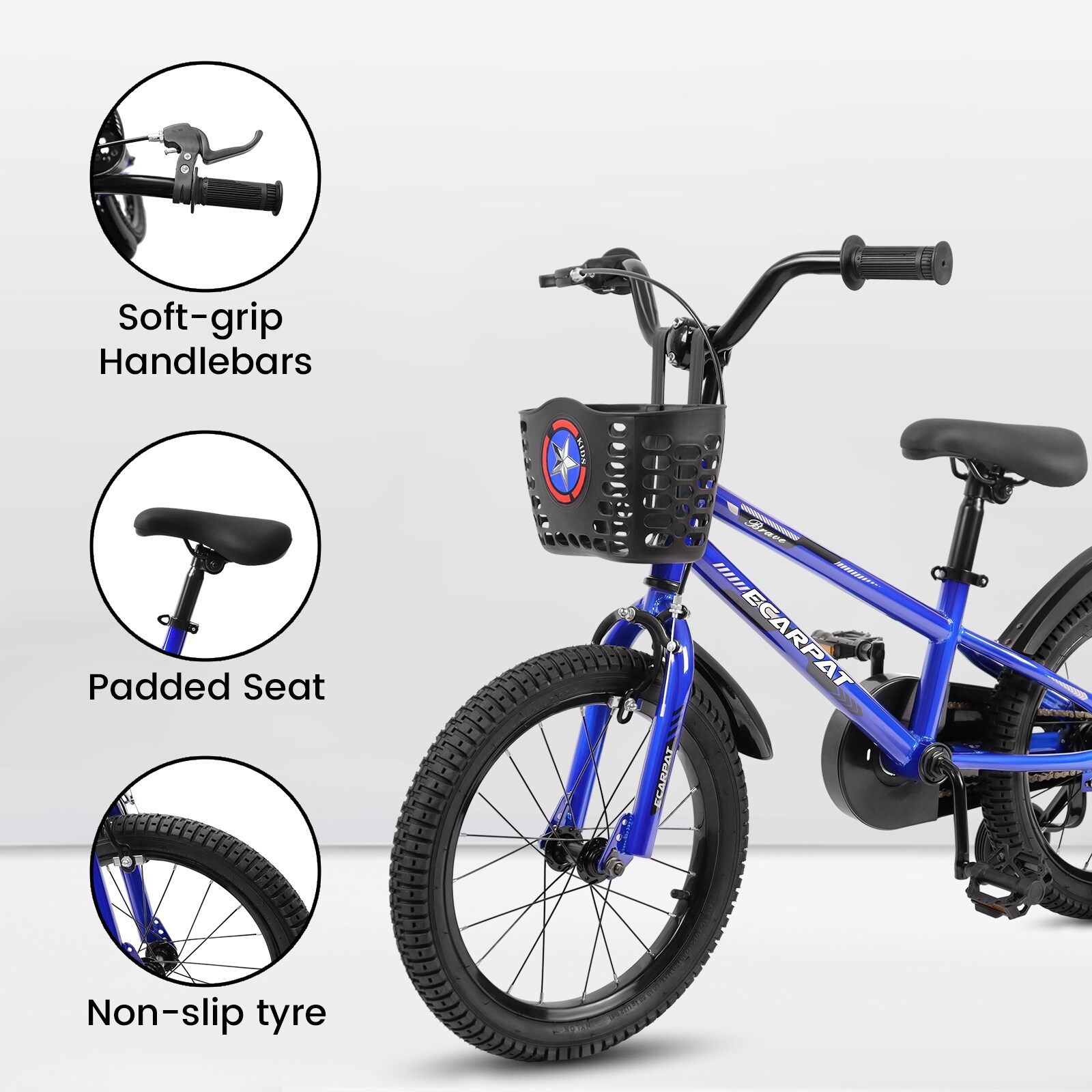 Girls 16 inch bike with basket top