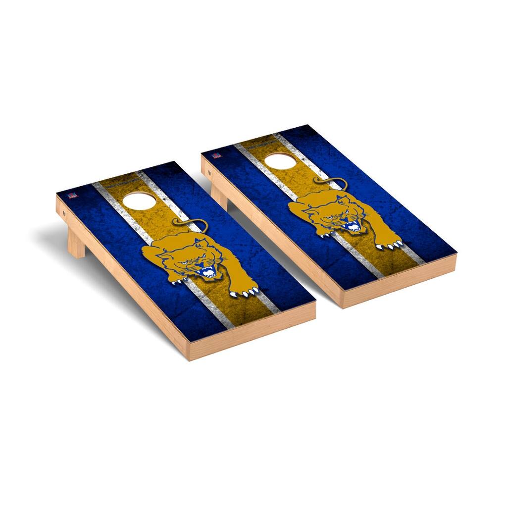 Fort Valley State FVSU Wildcats Vintage Cornhole Board Set