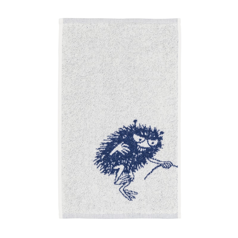 Moomin by Arabia Hand Towel 12x19.7in Stinky Off-white - 12 x 19.7"