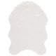 preview thumbnail 36 of 85, SAFAVIEH Faux Sheep Skin Shona 2.4-inch Thick Rug 2' x 3' - Ivory