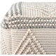 preview thumbnail 4 of 6, Freya Boho Hand Woven 18-inch Cube Pouf